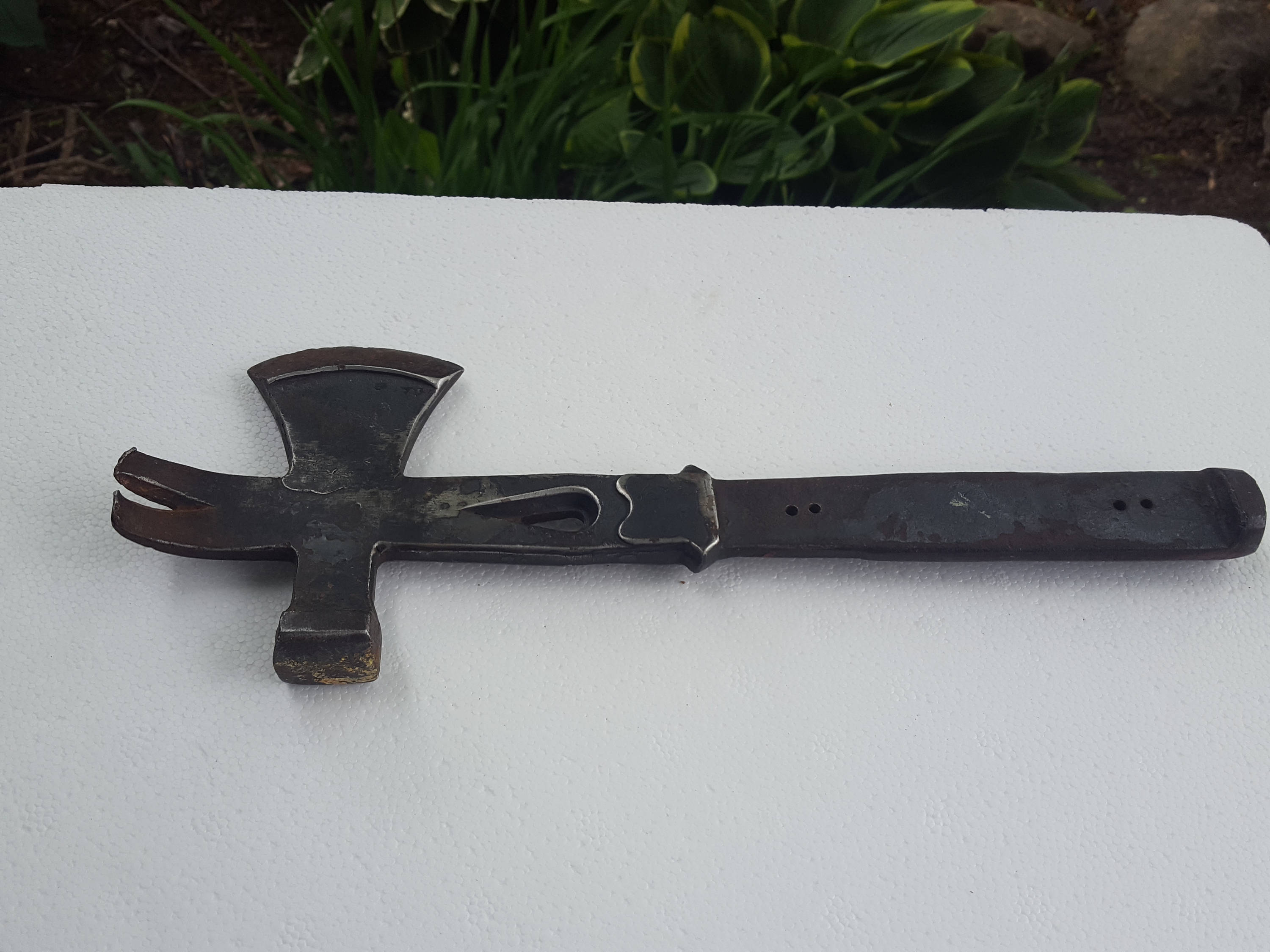 Antique Vintage Swordfish Hand Survival Hatchet Hammer