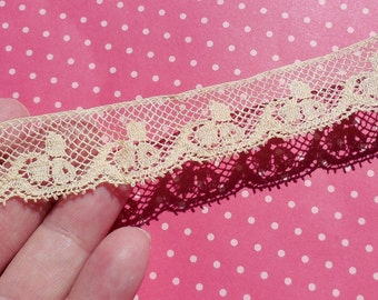 Antique Lace Vintage Lace Valenciennes Cotton Lace Shamrocks