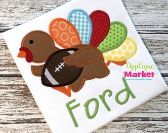 Machine Embroidery Design Embroidery Turkey Football INSTANT DOWNLOAD