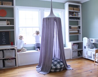 Play Canopy - Gray - Hanging Play Tent
