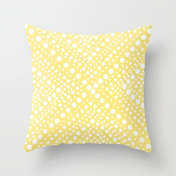 OUTDOOR Throw Pillow . Buttercup Yellow Patio Cushion . Modern
