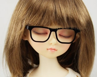 New fashion Full-Rim Dolls Glasses fit 1/4 BJD MSD mini Super Dollfie Black