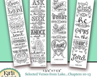 coloring in bible bookmarks bible journaling printable