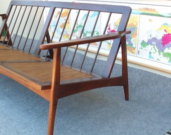 Vintage Wood Sofa Couch Frame Only-No Cushions Local PICK UP ONLY