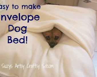 pattern, digital pattern, sewing pattern, dog bed, dog, bed, fleece, easy to sew