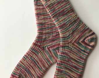 Hand Dyed Wool Socks, Asian Trends