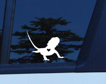 Bearded Dragon, bearded dragon decal, reptile, lizard, pogona, dragon, beardie, agaminae
