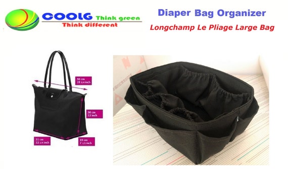 Diaper Bag organizer Insert For Longchamp Le Pliage Large Bag