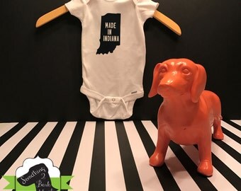Made In Indiana Onesie
