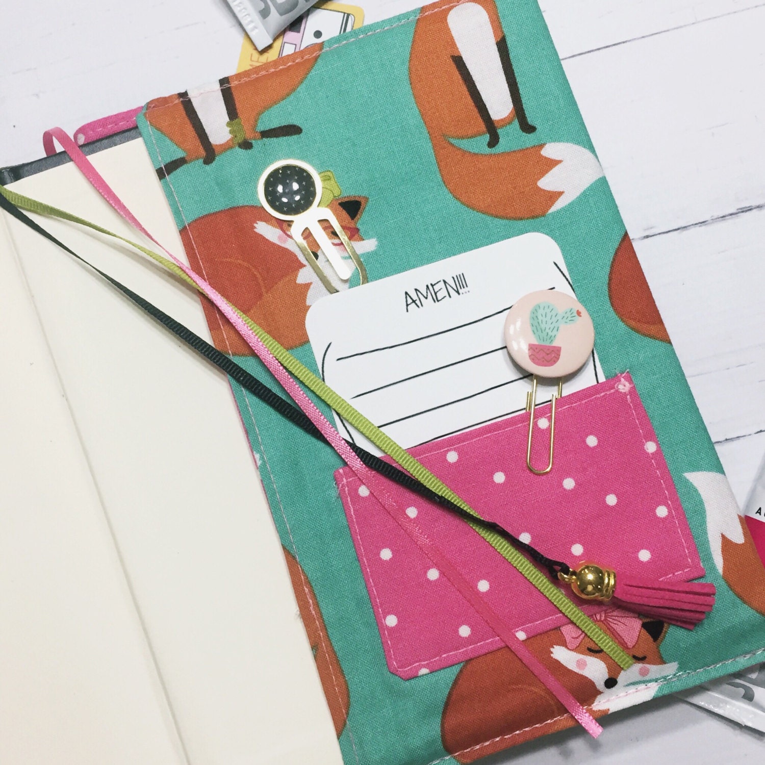 ESV Double Column Journaling Bible Cover with Prayer Pocket