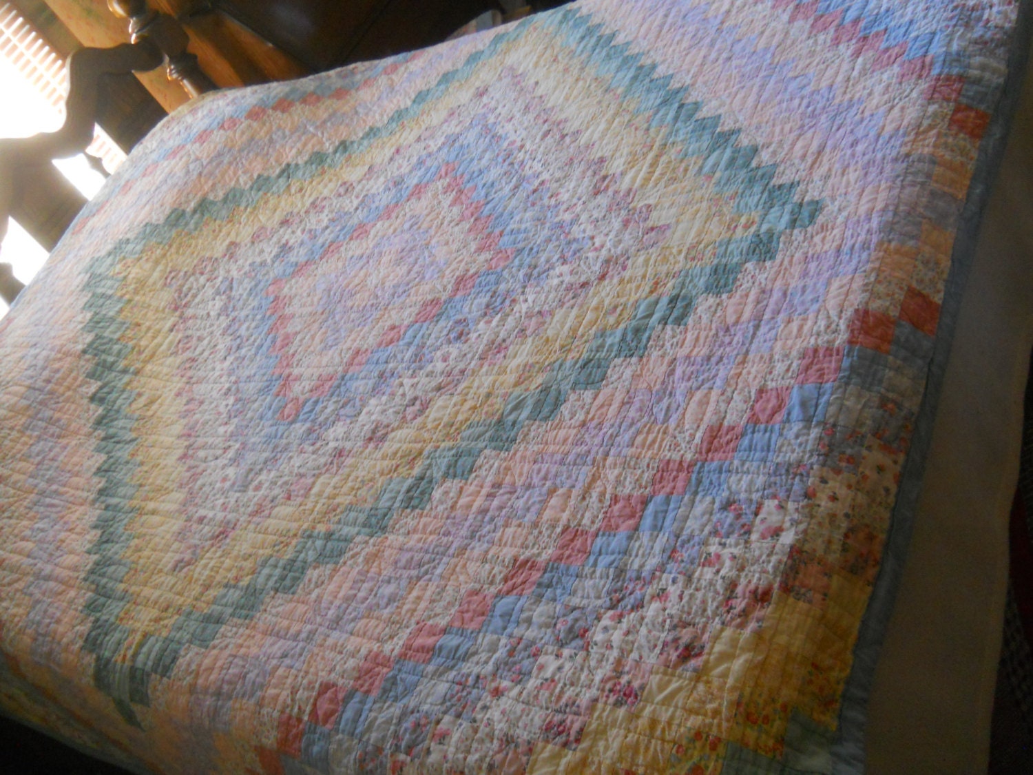 Vintage Arch Brand Quilts Trip Around the World quiltPastel