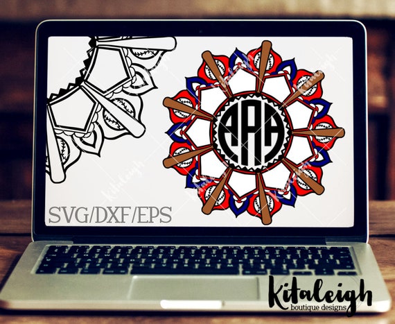 Download Baseball Mandala INSTANT DOWNLOAD in dxf svg eps for use