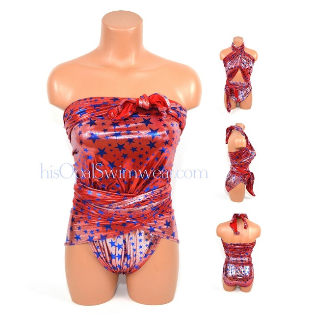 one wrap bathing suits swimwear sarongs scarves ties by hisOpal