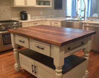 Kitchen Island Butcher Block butcher block island | etsy Kitchen Island Butcher Block butcher block island | etsy