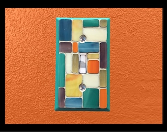 Pastiche - Stained Glass Mosaic Switch Plate