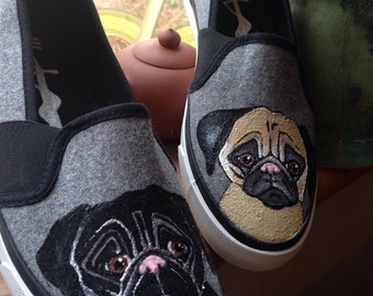 pug booties pug drawing etsy pug booties pug drawing etsy