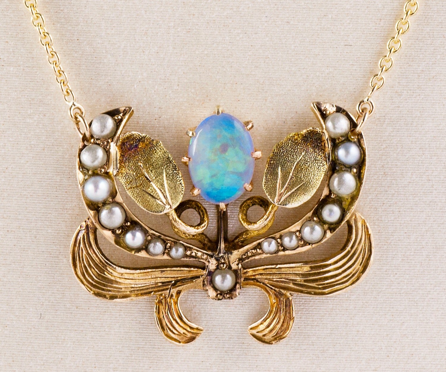 antique art nouveau necklace