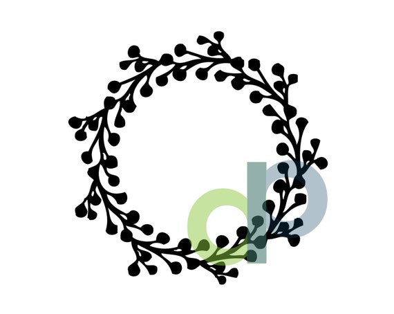 Download Berry Wreath-SVG file JPG file PNG file