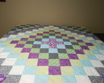 Trip Around The World QUILT TOP ONLY