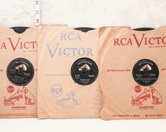 3 Elvis Presley 78 rpm hits. Jailhouse rock, Heartbreak hotel, I want you I need you