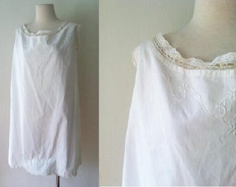 Edwardian Camiknickers | Antique One Piece Lingerie | Antique Bloomers } 1910s Camisole Bloomers
