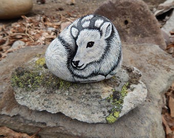 Mountain Goat Painted Rock, Mountain Goat Art, Painted Rock Animal, Mountain Goat Painting