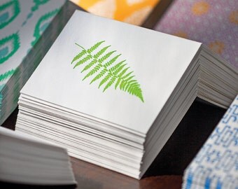 Fern Letterpress Card Set