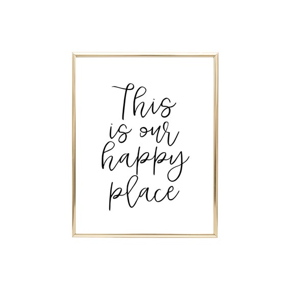 THIS IS OUR Happy Place Nursery Sign by Dear Lily Mae You