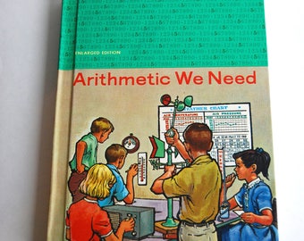 Vintage Children's Book, Arithmetic We Need