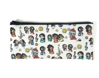 Hamilton Pencil Case, Pencil Pouch, Alexander Hamilton Zipper Pouch, Cosmetic Bag, Makeup Bag, Tampon Case, Pencil Pouch