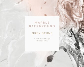 Marble Background Digital Paper - Grey Stone - 12" x 12" printable, free commercial use