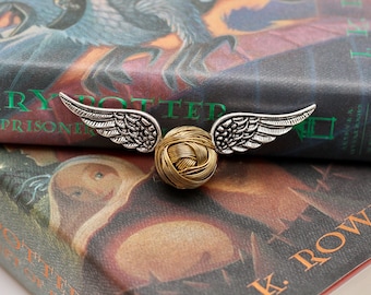 MADE TO ORDER! Harry Potter inspired golden snitch ornament