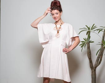 Dress, Kimono Dress, Organic Linen Dress, Summer Dress, Linen dress, Pink, knee length, Oversized Dress, Minimal Dress, Lightweight Dress