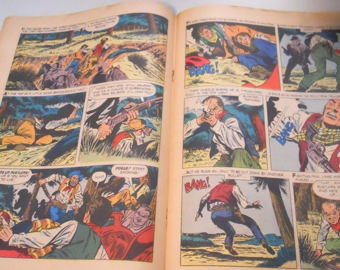 Zane Grey Comic Book, "Knights of the Range", Vintage Dell Comics, Vol. 1, No. 37 - Mar. 1958