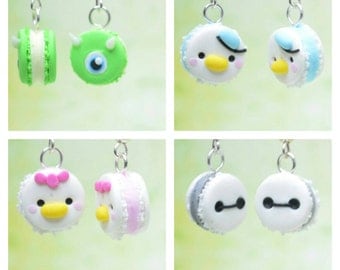 Disney Inspired Macaron/ Macaroon Earrings