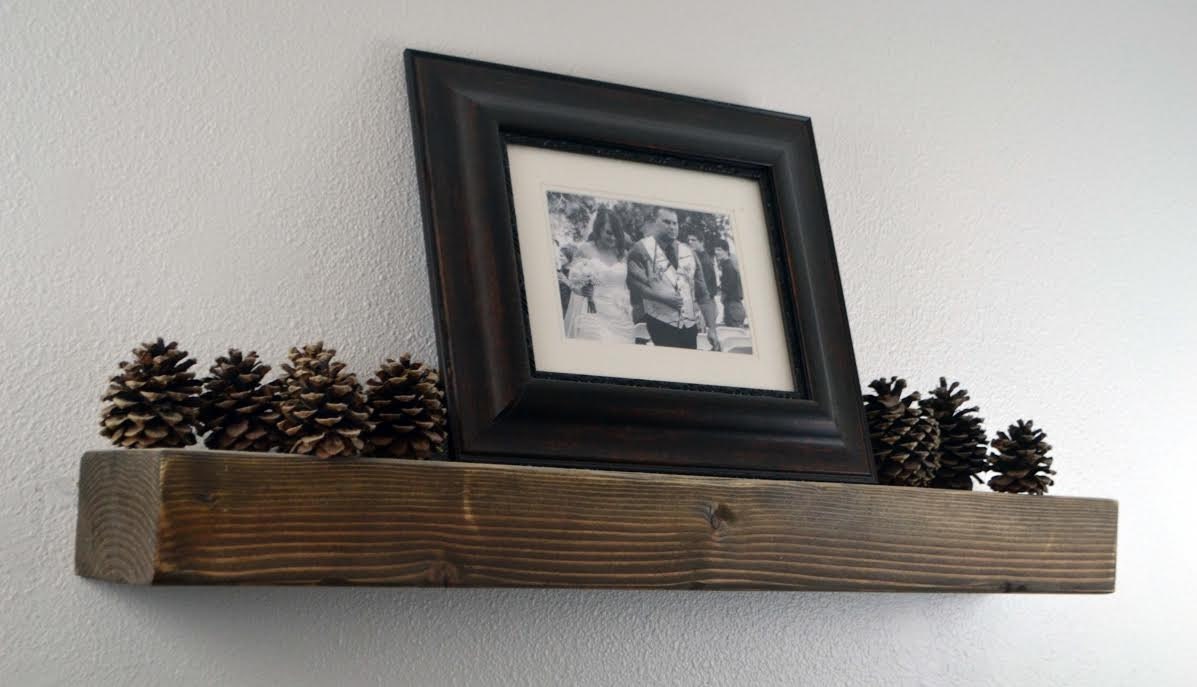 SALE Floating Shelves 36 Rustic Wood Floating by MintageDesigns