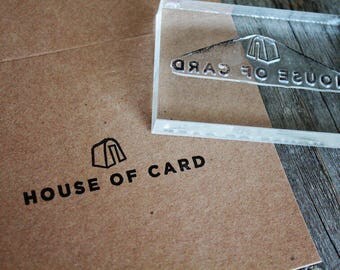 Custom Rubber Stamp: 1" x 3"