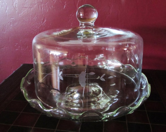 Princess House Heritage Pattern Etched Crystal Covered Low   Il 570xN.1118051762 A65n 