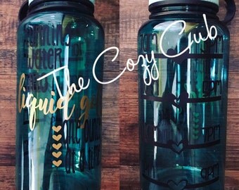 Turning Water Into Liquid Gold One Ounce At A Time - Breastfeeding Water Bottle, Water Bottle Countdown, Drink Your Water, Water Motivation