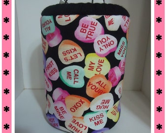 Hearts Fabric Eyeglass Case Holder Eyeglasses Valentines Day Great Gift Use At Office At Home On Desk Counter Den Kitchen Workroom ETC