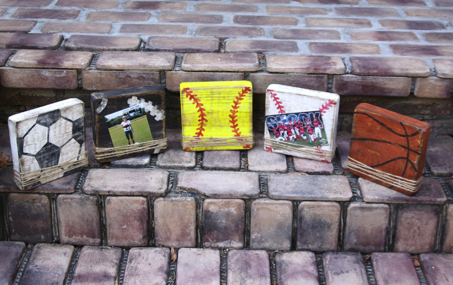 Block picture frame sports themed picture frames handmade