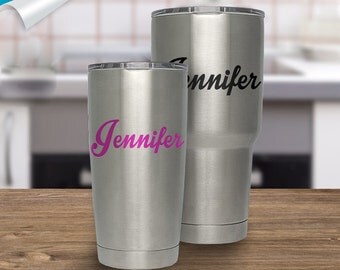 Yeti Name Decal,RTIC Name Decal,Custom Yeti Decal,Custom RTIC Decal,Vinyl Decal,Tumbler,Sticker,p