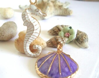 Seahorse Nautical Pendant,Sea,Ocean,Beach