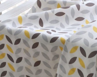 Cotton Fabric Leaf By The Yard