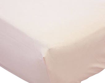 Solid Blush Baby Girl Crib Sheet | Blush, Pastel, Sweet Fitted Baby Girl Crib Sheet | Blush Baby Girl Crib Bedding Set