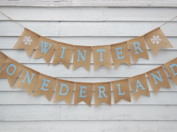 Winter Onederland Banner Boy Winter Onederland 1st Birthday