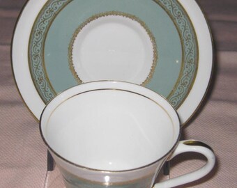 AYNSLEY Gretna English Bone China Cup and Saucer
