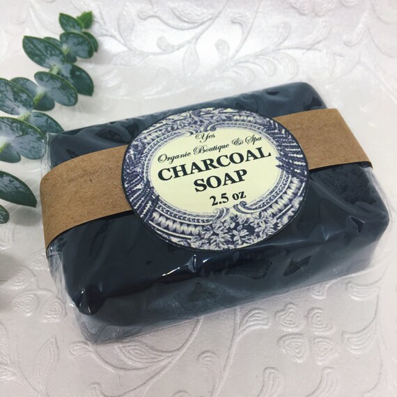Black Charcoal Soap For acneprone and oily skin absorbent
