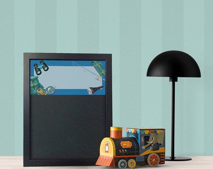 Magnetic Chore Charts - Magnetic Chalkboards - Classroom Job Chart - Family Command Center - Hiking Themed Chalkboard - Gifts For Him
