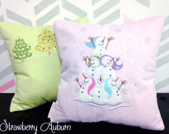 Sweatshirt Memory Pillows Fully stuffed and closed Throw Pillows Multiple sizes available Decorative Pillows Upcycled Tshirt